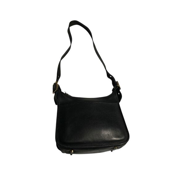 VINTAGE COACH l Black Classic Legacy Zip Shoulder Crossbody Handbag Purse 90s - Picture 10 of 16